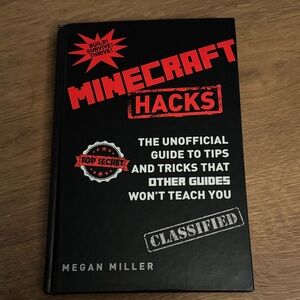 Minecraft Hacks Book by Megan Miller Hardcover Guide Tip and Ticks